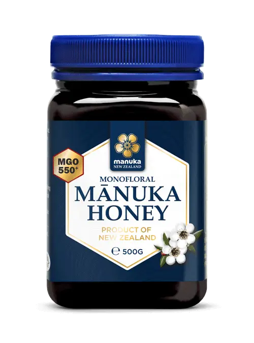 Raw MGO 550+ Manuka Honey - 500g