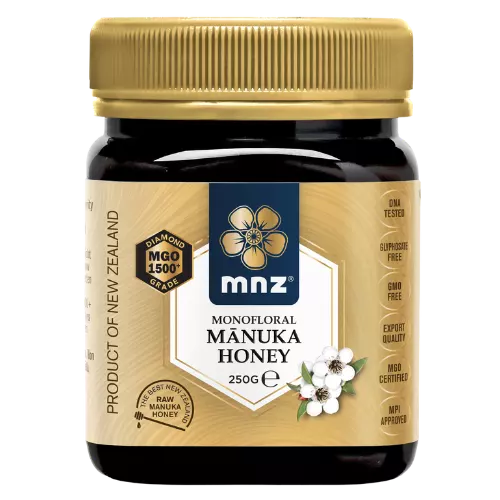 Il miglior miele di Manuka MGO 1500+ MNZ puro e crudo - 250gr.