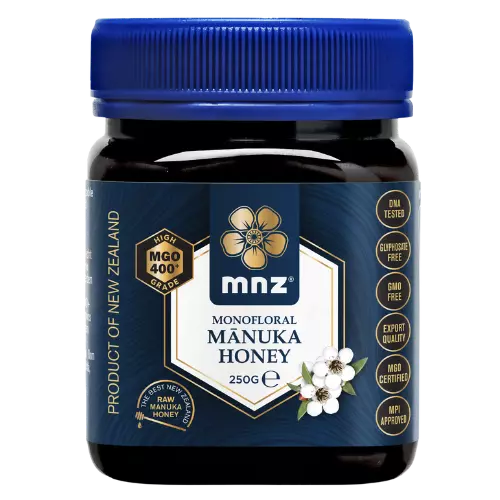 verwennen Voorschrift 945 The Best Manuka Honey MGO 400+ MNZ Pure & Raw- 250gr.